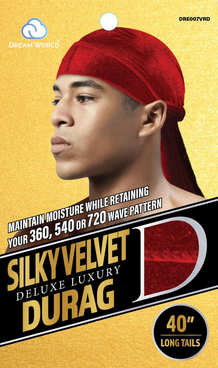 Dream World M-DURAG Smooth and Thick Velvet Durag