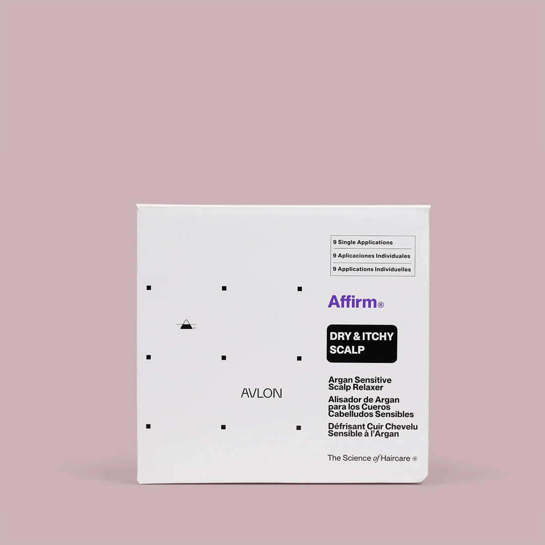 Avlon Affirm Dry & Itchy Scalp Argan Sensitive Scalp Relaxer Kit - 9 Packs