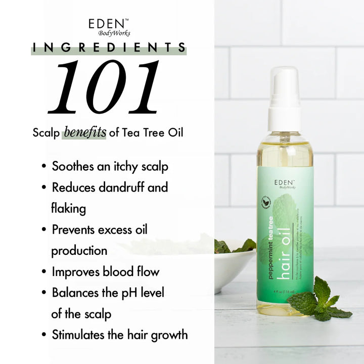 EDEN Bodyworks Peppermint Tea Tree Hair Oil