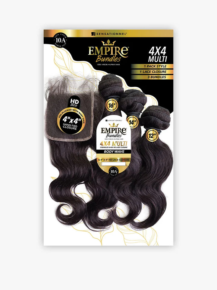 Sensationnel Empire Bundles 4X4 Multi Pack Body Wave