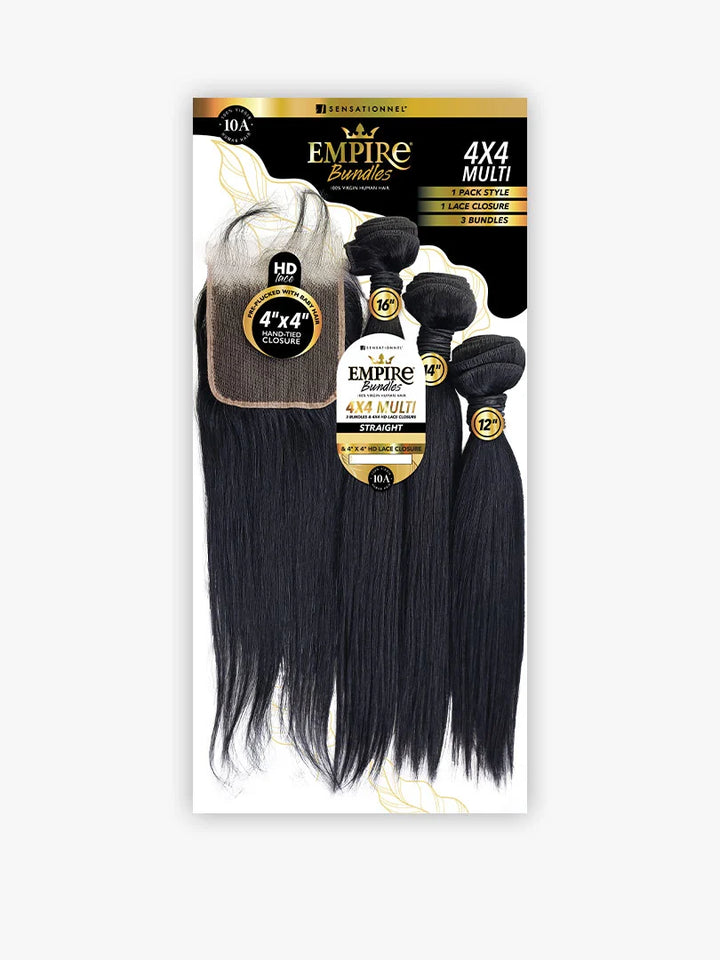 Sensationnel Empire Bundles 4X4 Multi Pack Straight