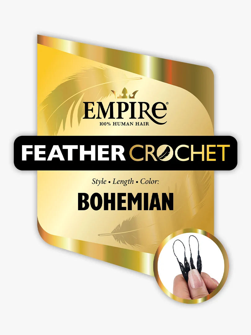 Sensationnel Empire Feather Crochet_Bohemian 14"