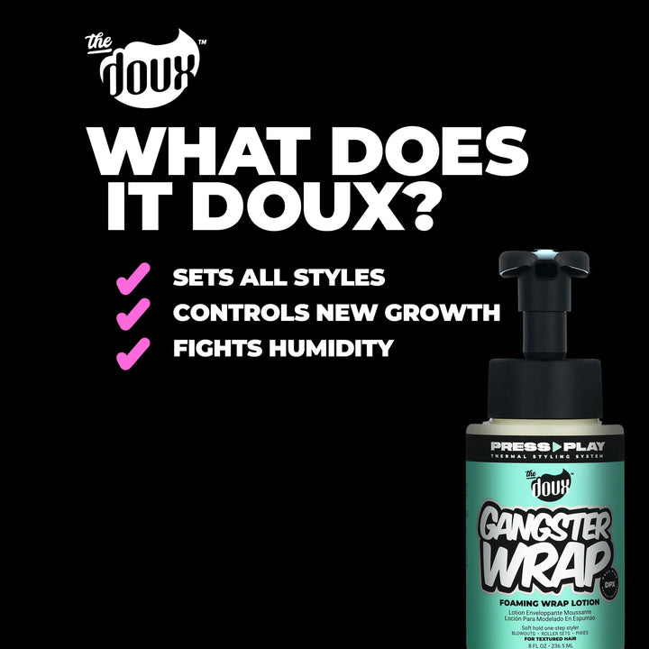 The Doux GANGSTER WRAP Foaming Wrap Lotion