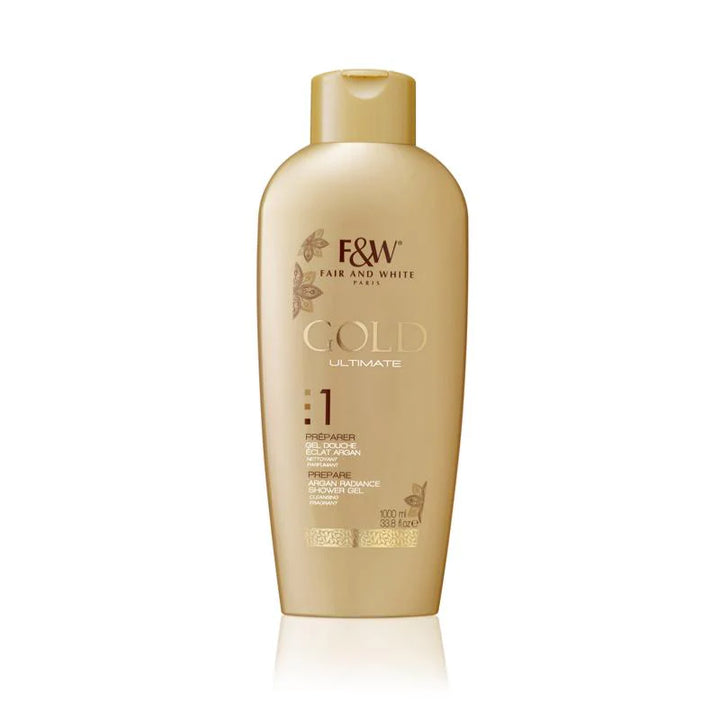 Fair and White 1: Gold Argan Shower Gel 1000ml