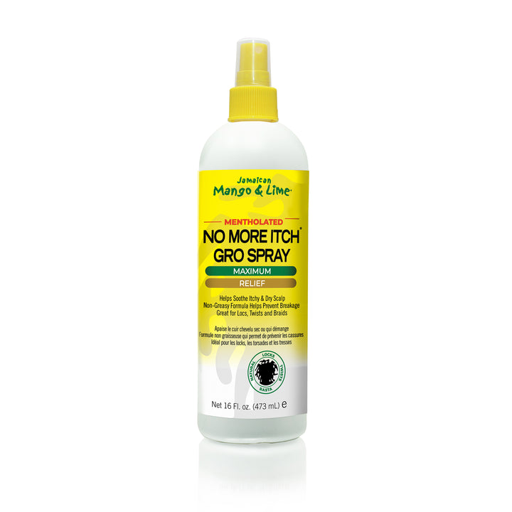 Jamaican Mango & Lime Mentholated No More Itch Gro Spray 16oz