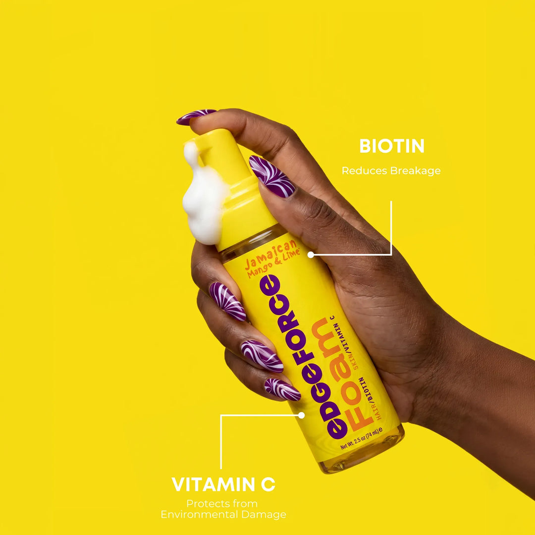 Jamaican Mango and Lime Edge Force Foam - Biotin + Vitamin C
