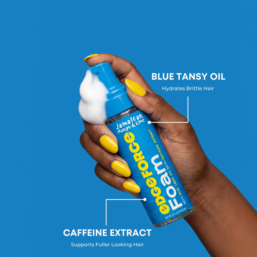 Jamaican Mango and Lime Edge Force Foam - Blue Tansy Oil + Caffeine Extract