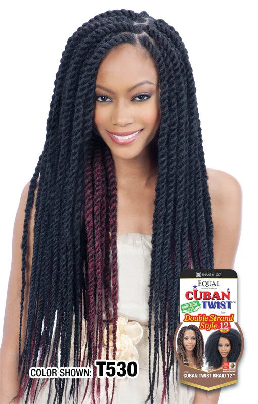 Shake-N-Go Equal Cuban Twist Soft & Natural 16"