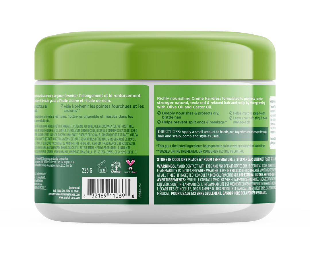 ORS Olive Oil Fortifying Creme Hair Dress for Strengthening (8.0 oz)