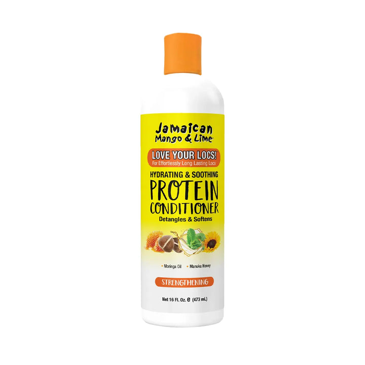 Jamaican Mango and Lime Protein Conditioner – Strengthening Moisture for Locs & Natural Hair 16 oz