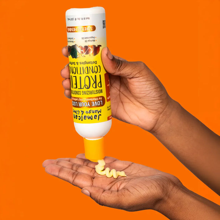 Jamaican Mango and Lime Protein Conditioner – Strengthening Moisture for Locs & Natural Hair 16 oz
