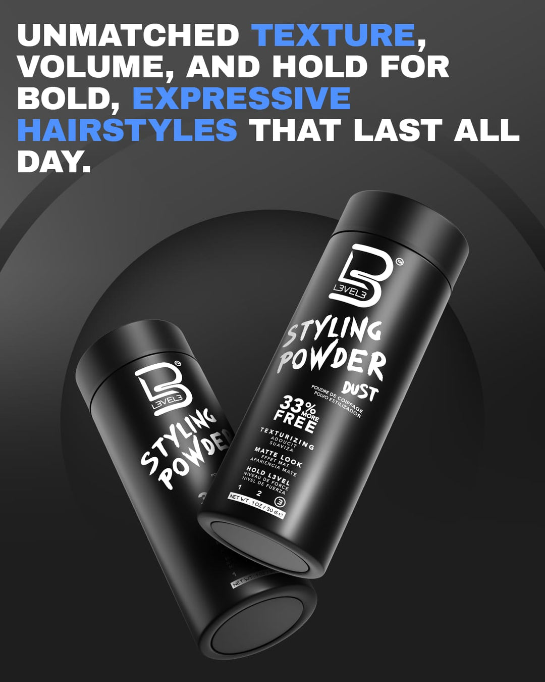 L3VEL3 Light Hold Styling Powder - Strong Hold