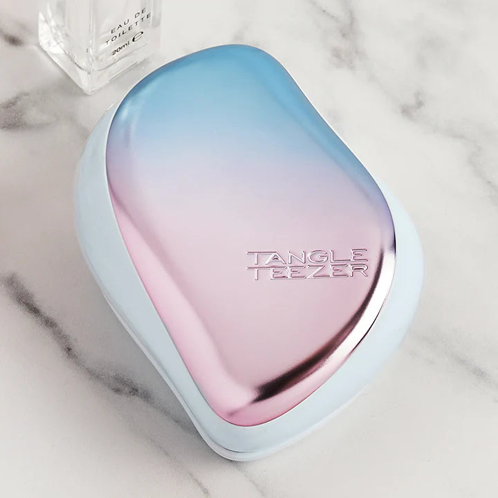 Tangle Teezer Compact Styler Detangling Hair Brush, Matte Ombre Chrome