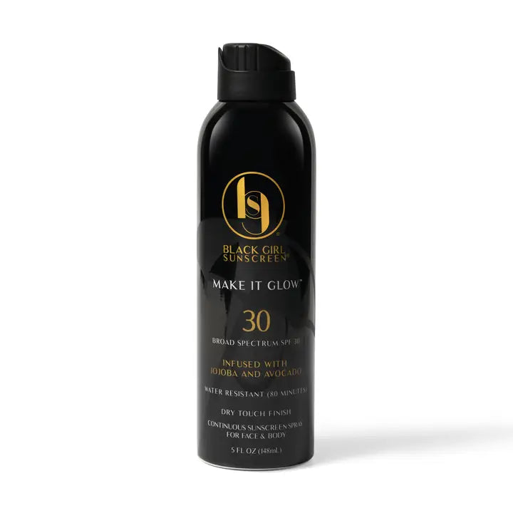 Black Girl Sunscreen Make It Glow Spray - 5oz
