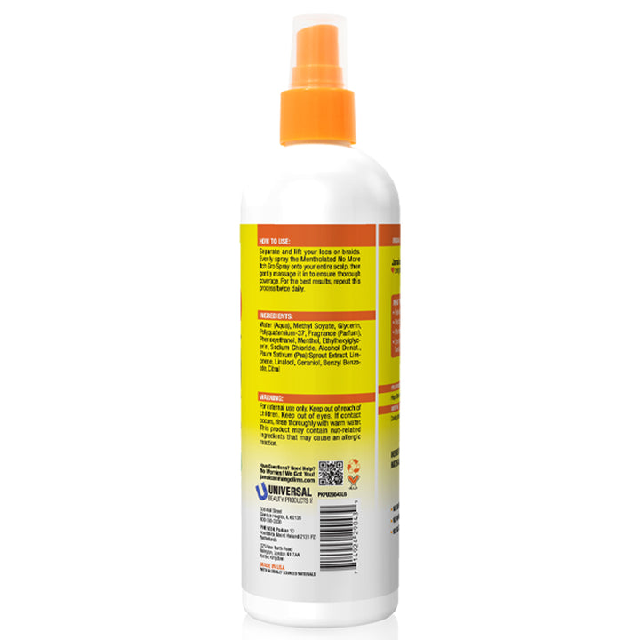 Jamaican Mango & Lime Mentholated No More Itch Gro Spray 16oz