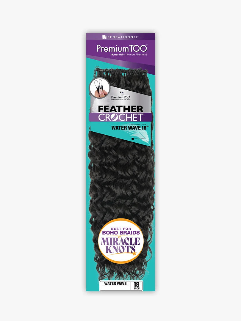 Sensationnel PREMIUM TOO_FEATHER CROCHET_WATER WAVE 18″