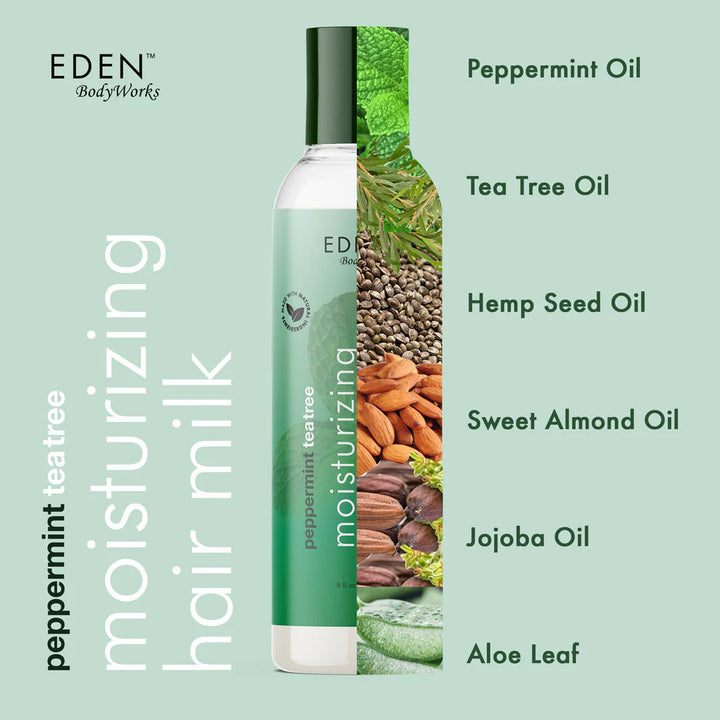 EDEN Bodyworks Peppermint Tea Tree Moisturizing Hair Milk