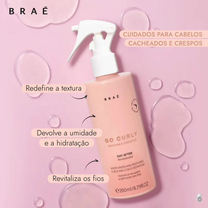 Braé Go Curly Day After Conditioning Spray - 260ml