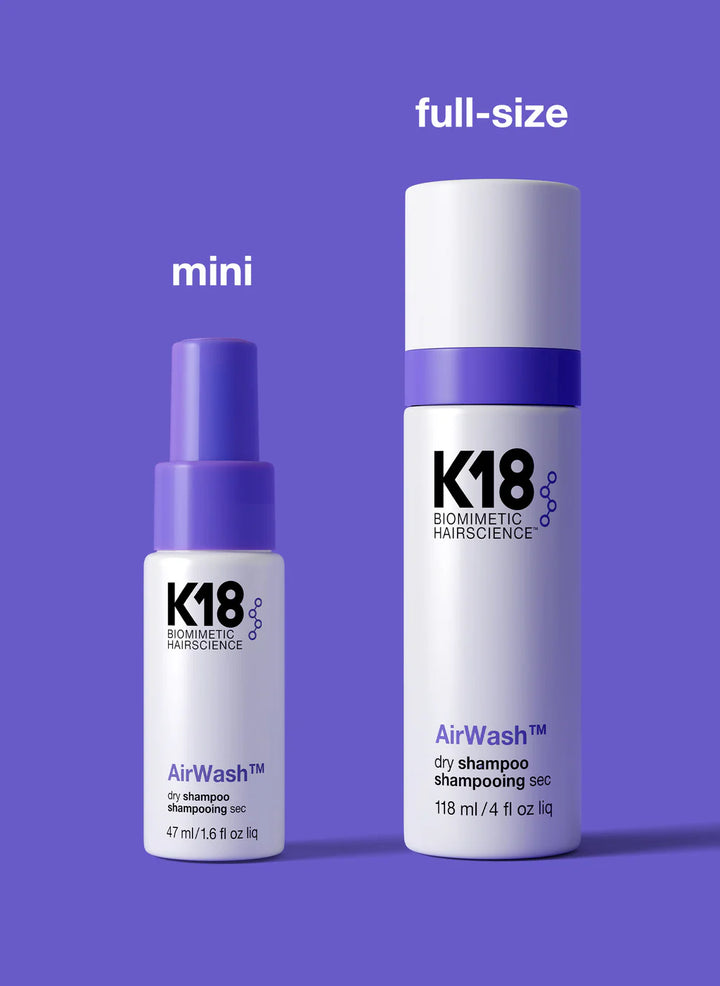 K18 Biomimetic Hairscience AirWash™ dry shampoo