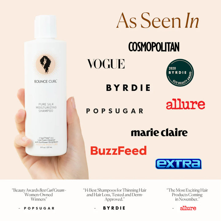 Bounce Curl Pure Silk Moisturizing Shampoo