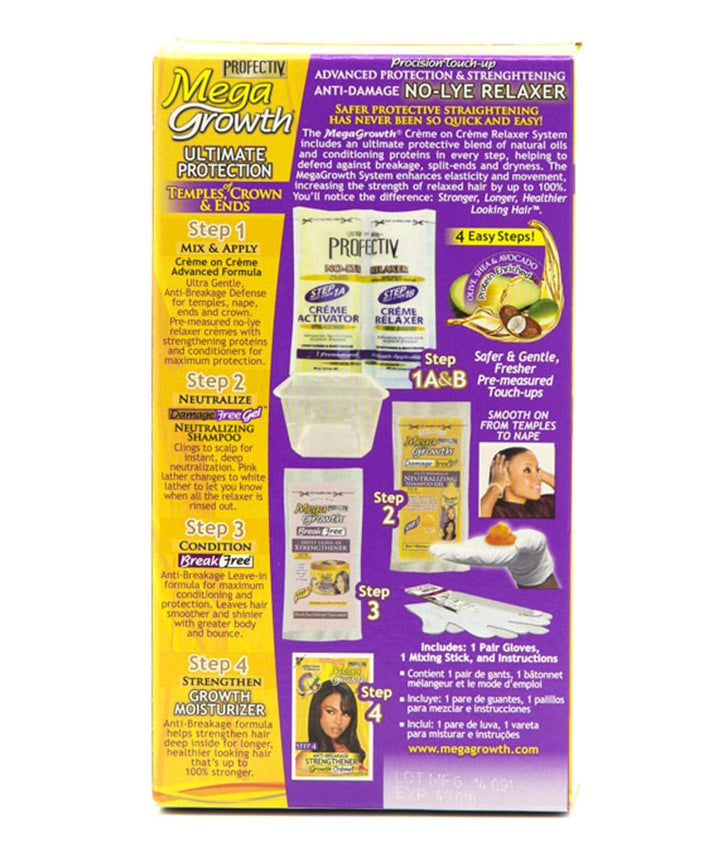 Profectiv MegaGrowth Anti-Damage No-Lye Relaxer 1 Complete Touch-Up Application