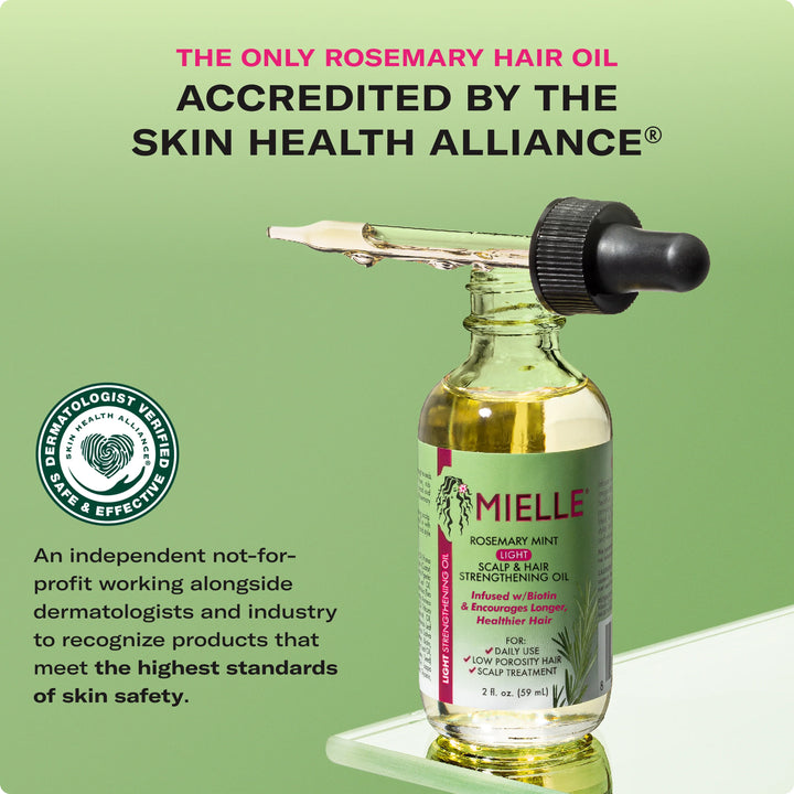 Mielle Rosemary Mint Light Scalp and Hair Strengthening oil