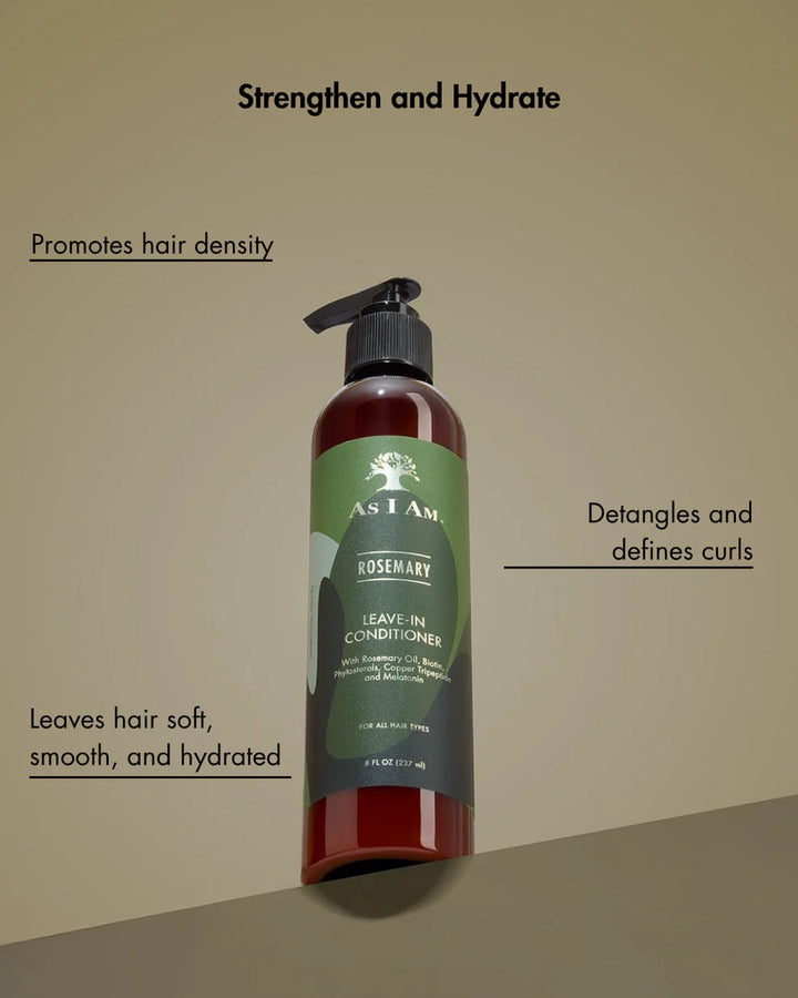 As I Am Rosemary Leave-In Conditioner 8oz