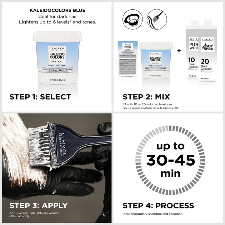 Clairol Kaleidocolors Blue Powder Lightener