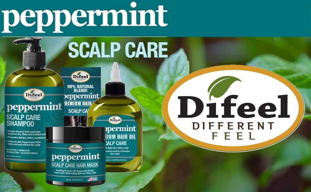 Difeel Peppermint Scalp Care Hair Oil 2.5 oz.