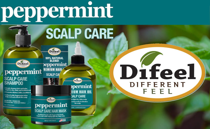 Difeel Peppermint Scalp Care Hair Oil 2.5 oz.