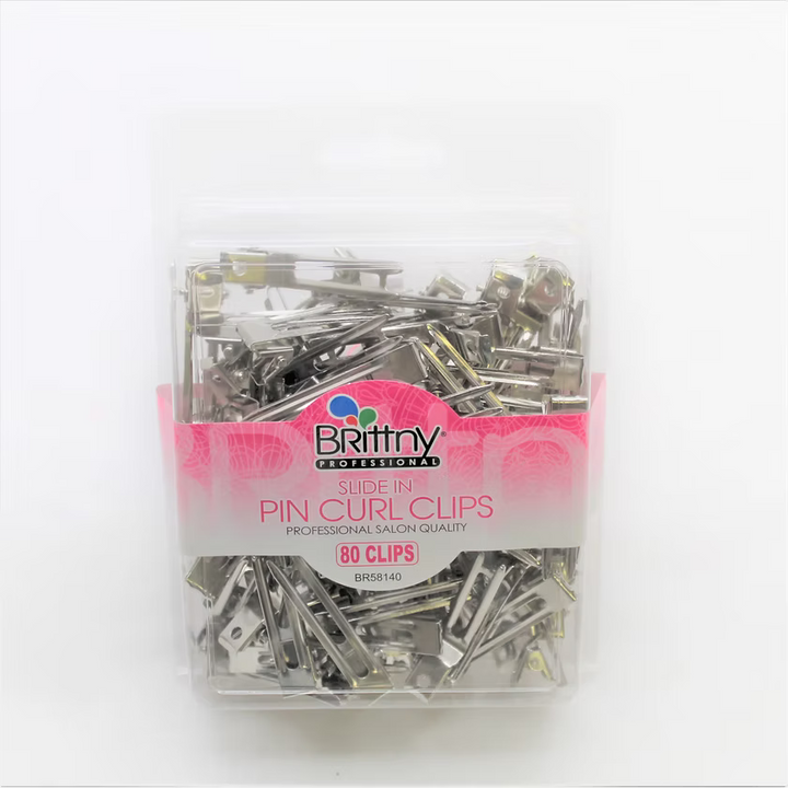 Dream World Slide-In Pin Curl Clips, 80 Clips BR58140