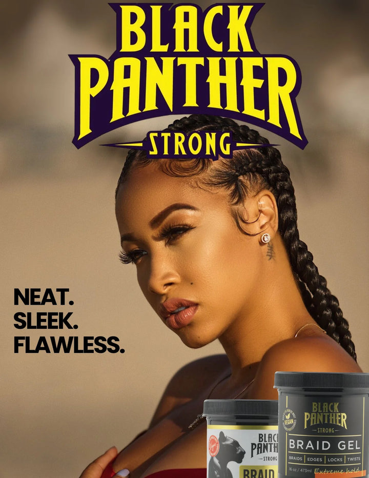BLACK PANTHER BRAID GEL XTREME [BLACK] 16OZ