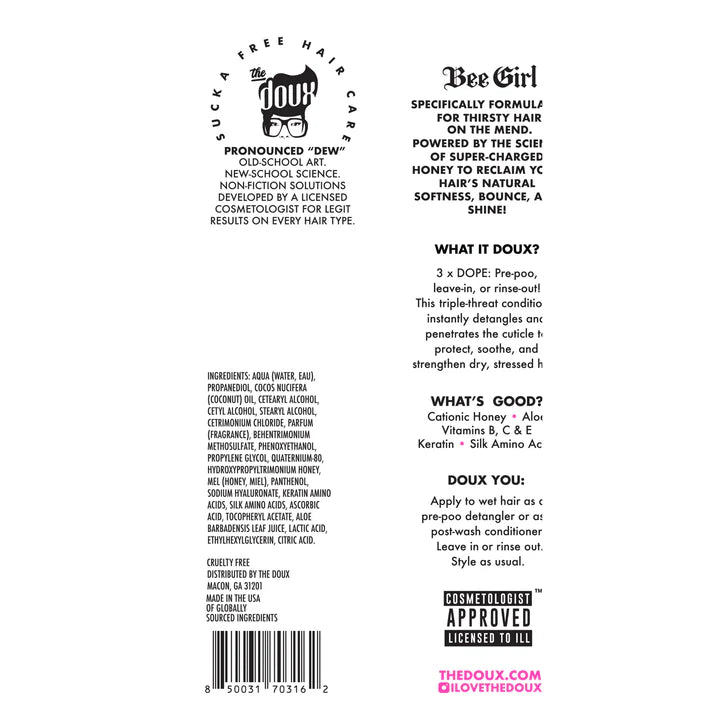 THE DOUX SUPERSONIC Honey Condish 8oz