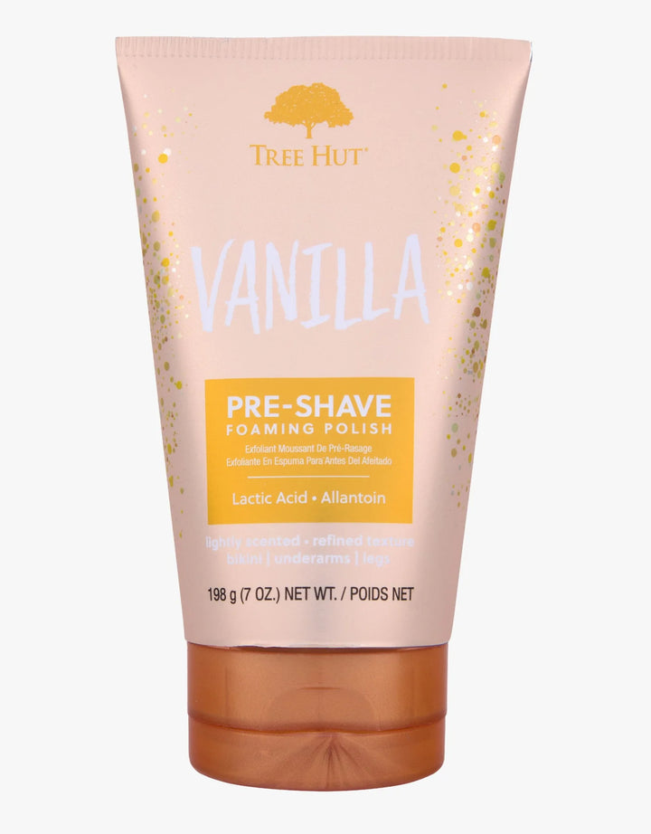 Tree Hut Vanilla Pre-Shave Foaming Polish