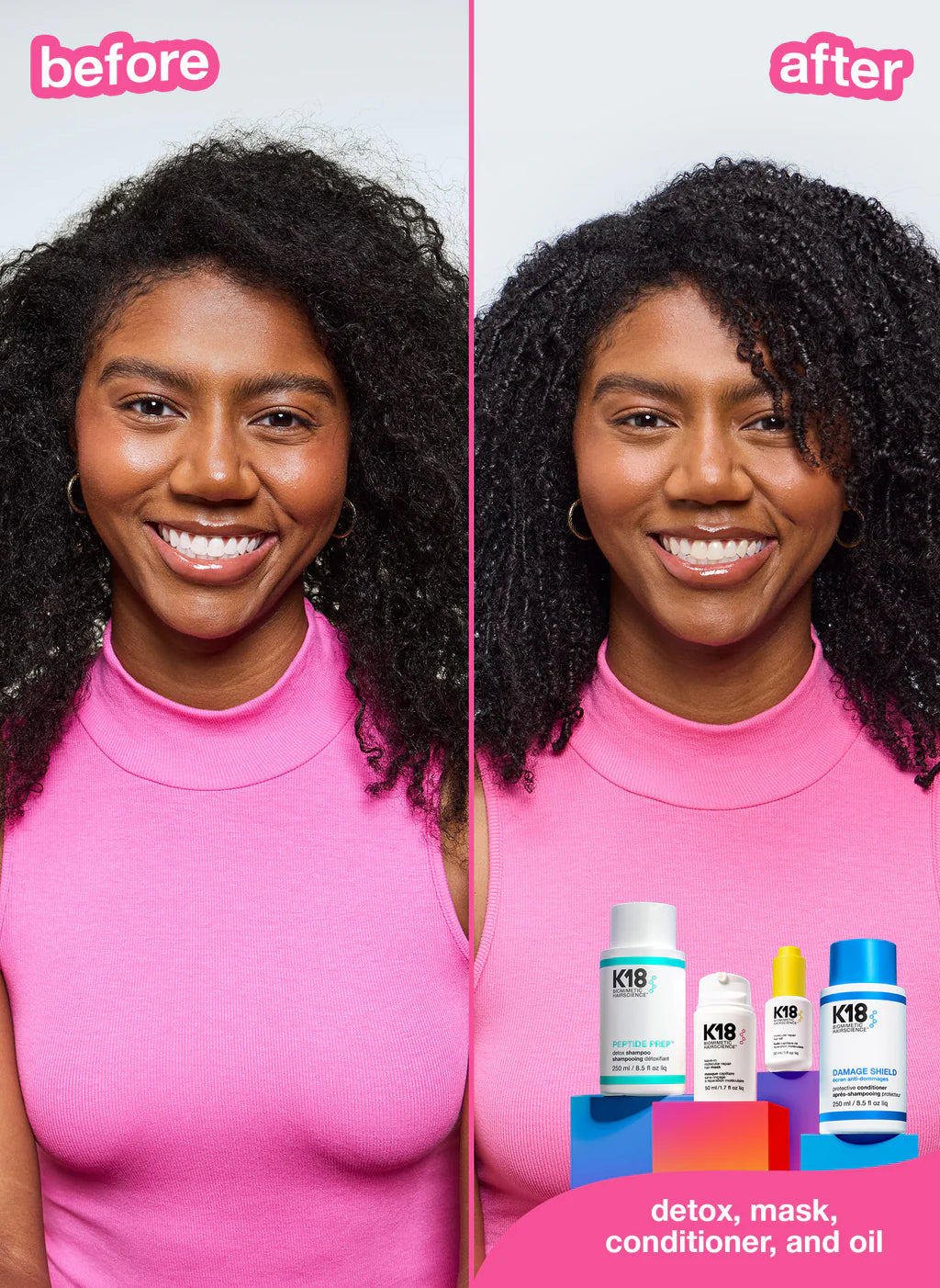 K18 Biomimetic Hairscience DAMAGE SHIELD protective conditioner