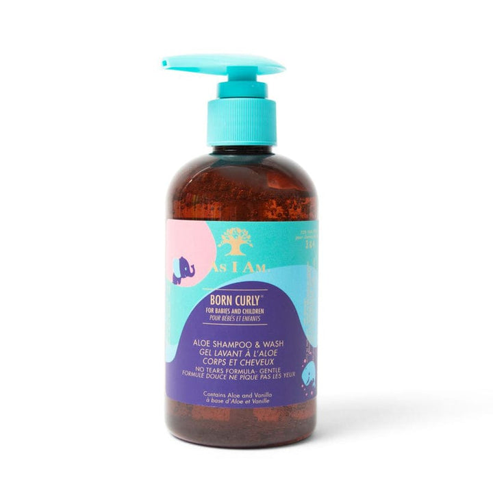 As I Am Born Aloe Shampoo & Wash 8Oz