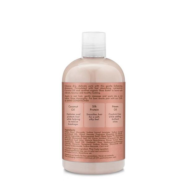 Shea Moisture Coconut & Hibiscus Curl & Shine Hair Shampoo