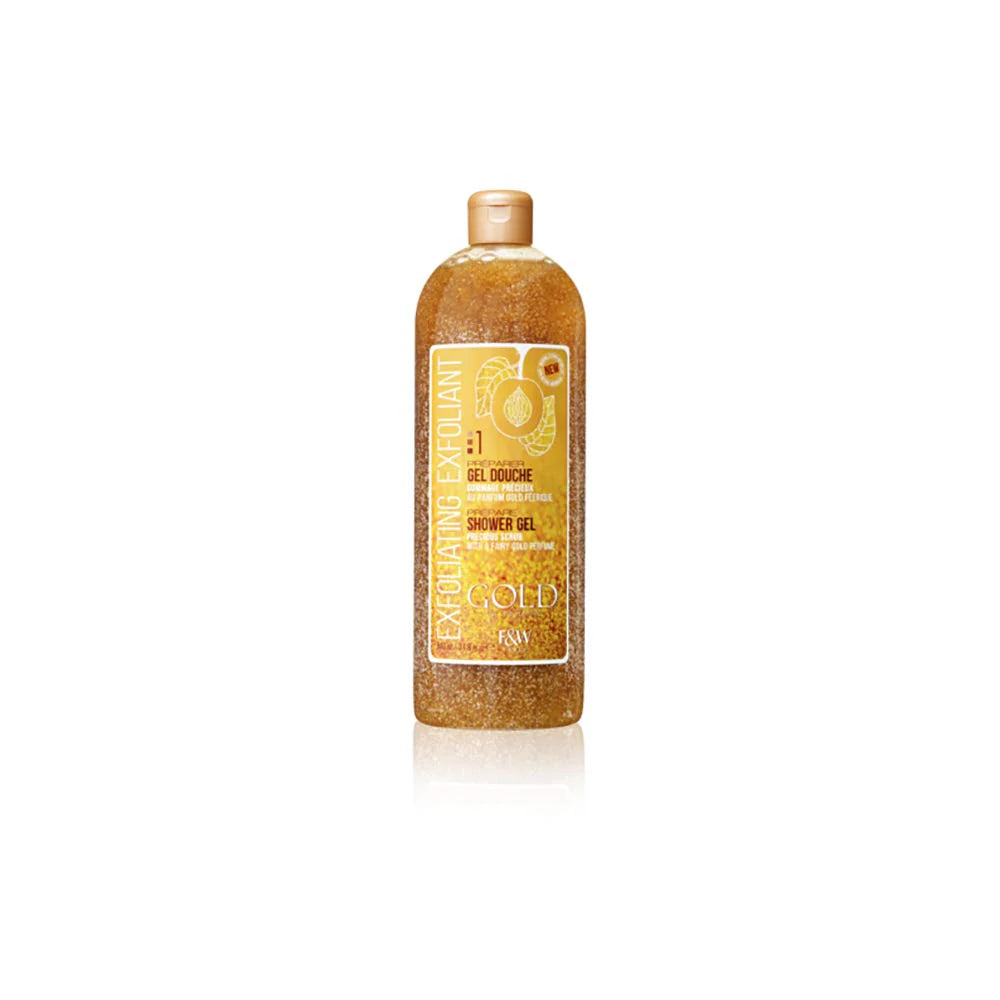 Fair and White 1: Gold Exfoliating Shower Gel Precious Scrub - 940 ml