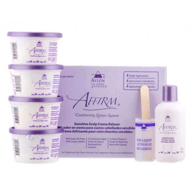 Avlon Affirm Sensitive Scalp Creme Relaxer - 4 Packs
