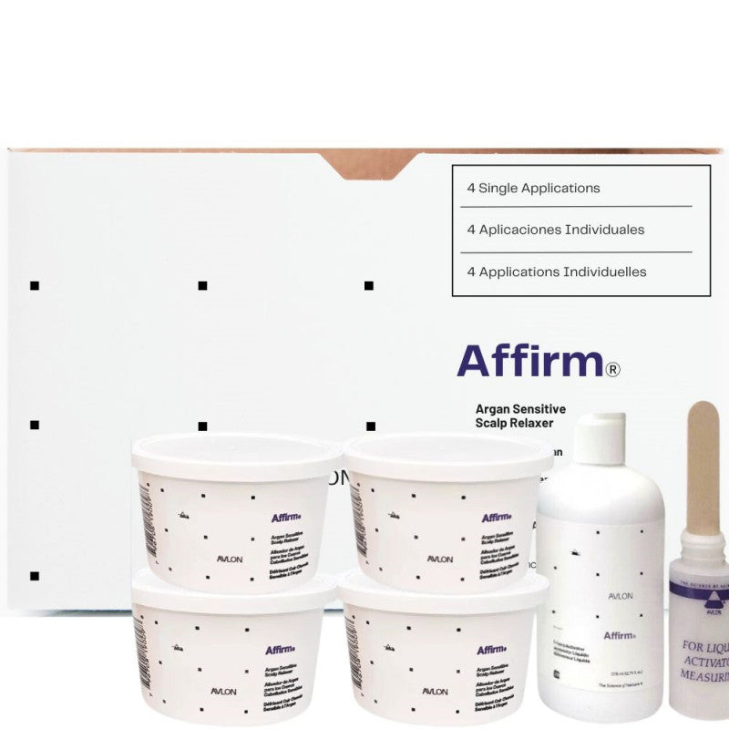 Avlon Affirm Sensitive Scalp Creme Relaxer - 4 Packs