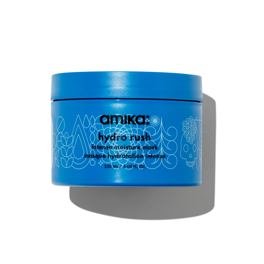 amika hydro rush intense moisture hair mask with hyaluronic acid