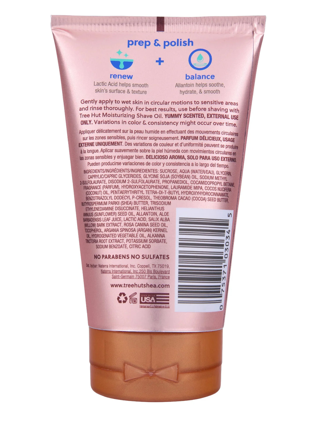 Tree Hut Moroccan Rose Pre-Shave Foaming Polish