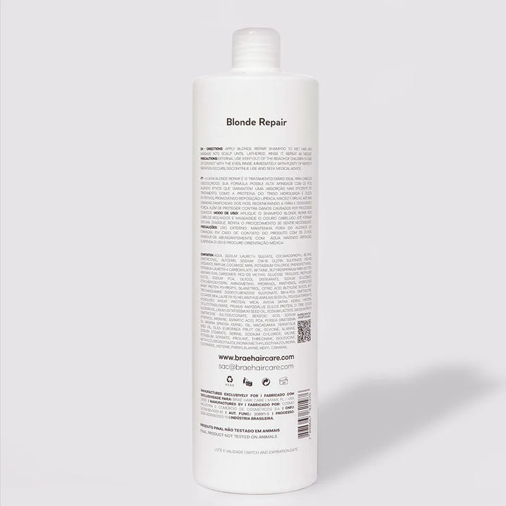 Braé Blonde Repair Shampoo 1L/33.8 fl.oz