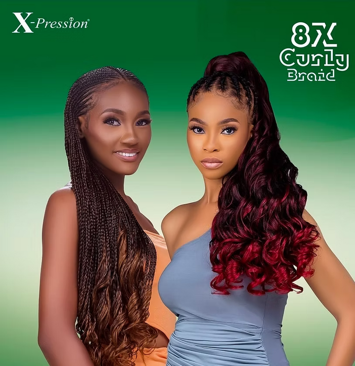 X-PRESSION 8X Curly Braid