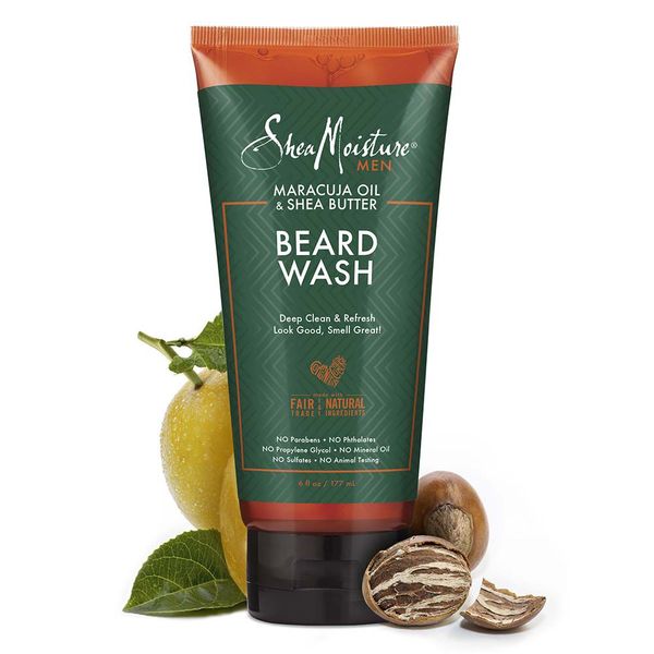 Shea Moisture Maracuja Oil & Shea Butter Beard Wash Deep Clean & Refresh