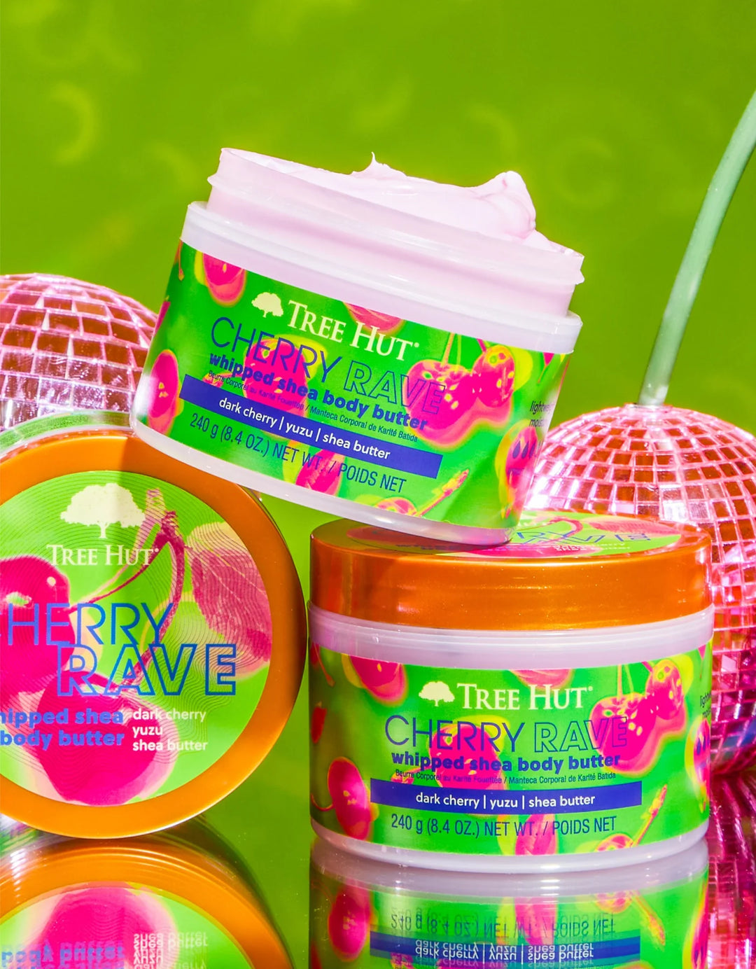 Tree Hut Cherry Rave Whipped Body Butter