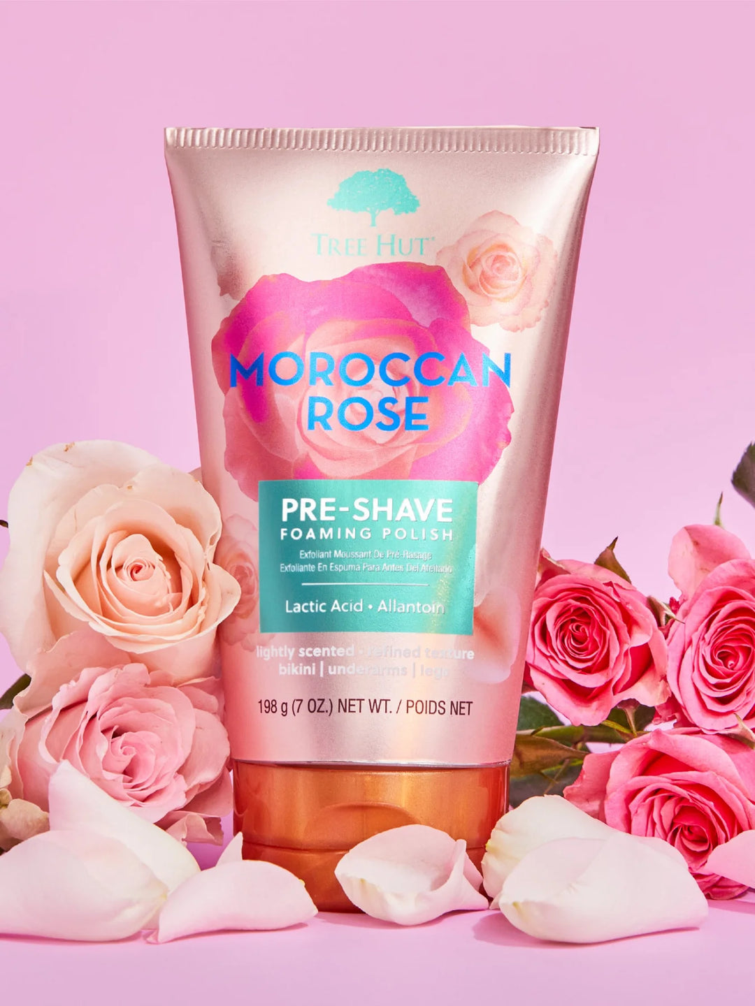 Tree Hut Moroccan Rose Pre-Shave Foaming Polish