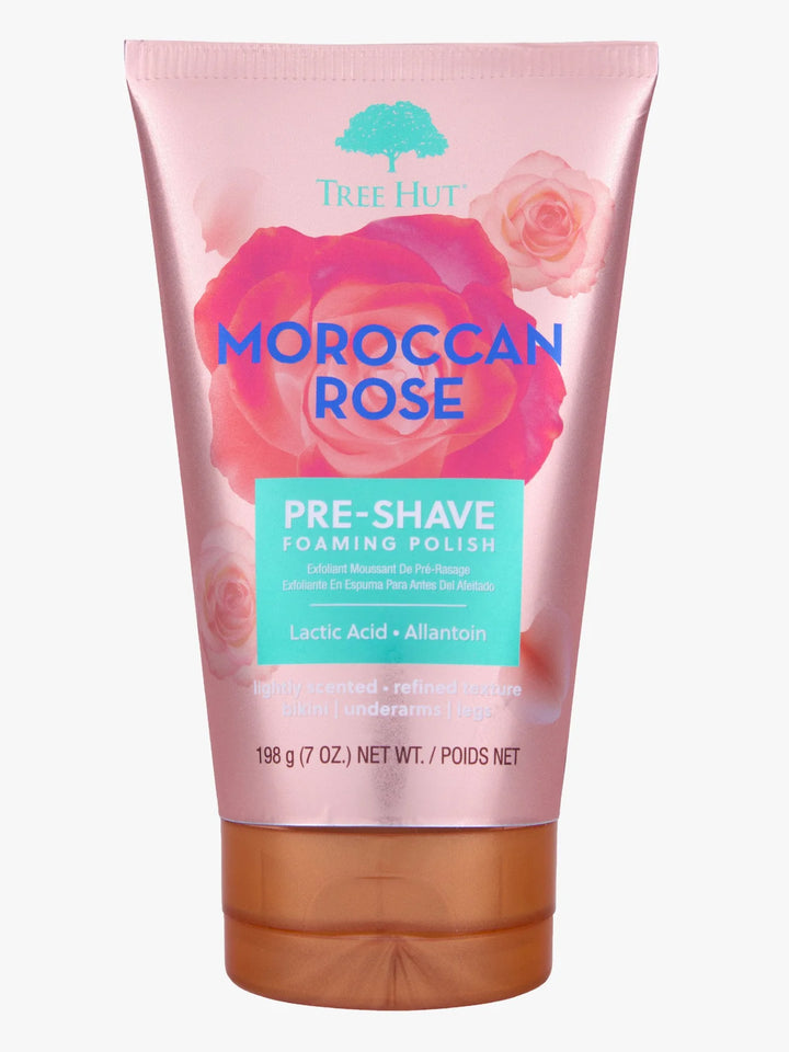 Tree Hut Moroccan Rose Pre-Shave Foaming Polish