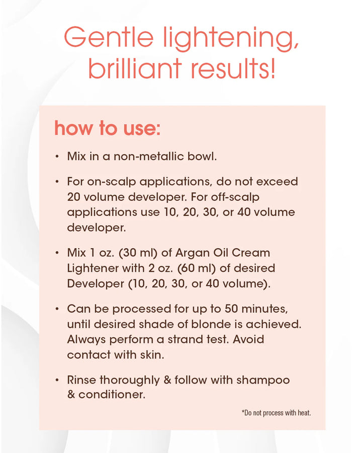 One 'n Only Argan Oil Cream Lightener