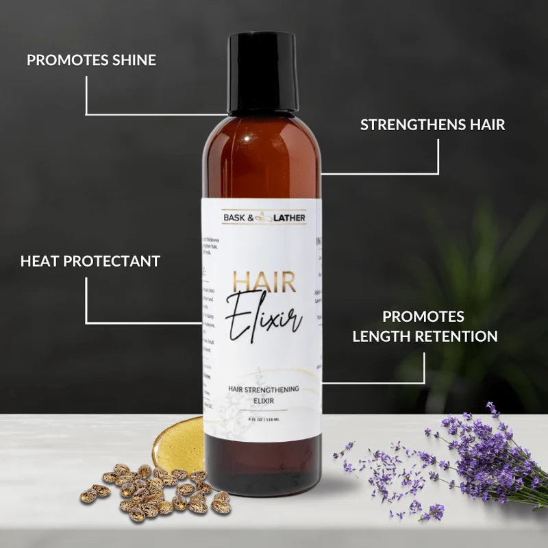 Bask & Lather Hair Elixir Oil